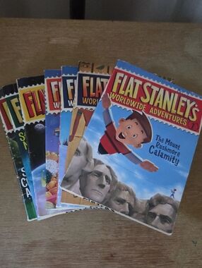 7 Flat Stanley Books